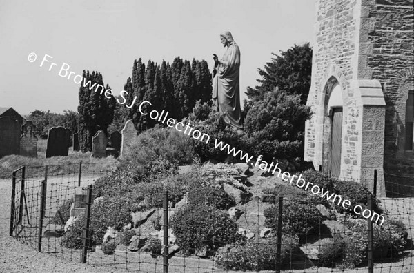 CHURCH WITH STATUE